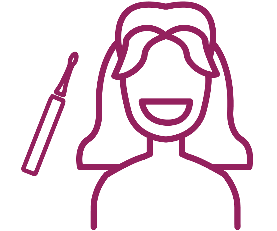 brush with aru for 7 days